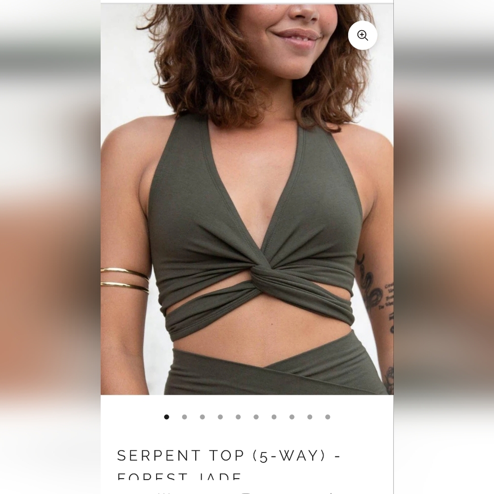 Serpent Tie 5-way Top